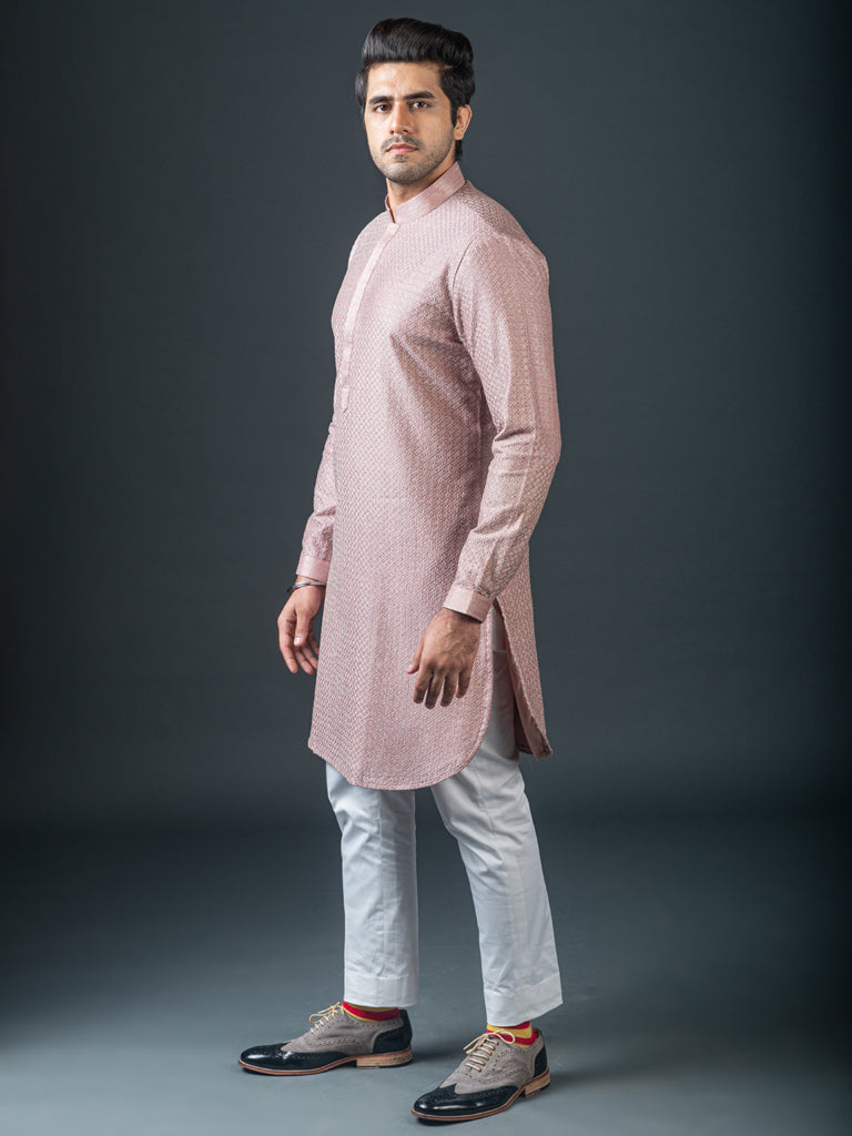 SALMON PINK KURTA