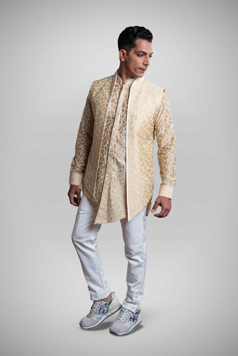 ASSYMETRICAL BANDI KURTA