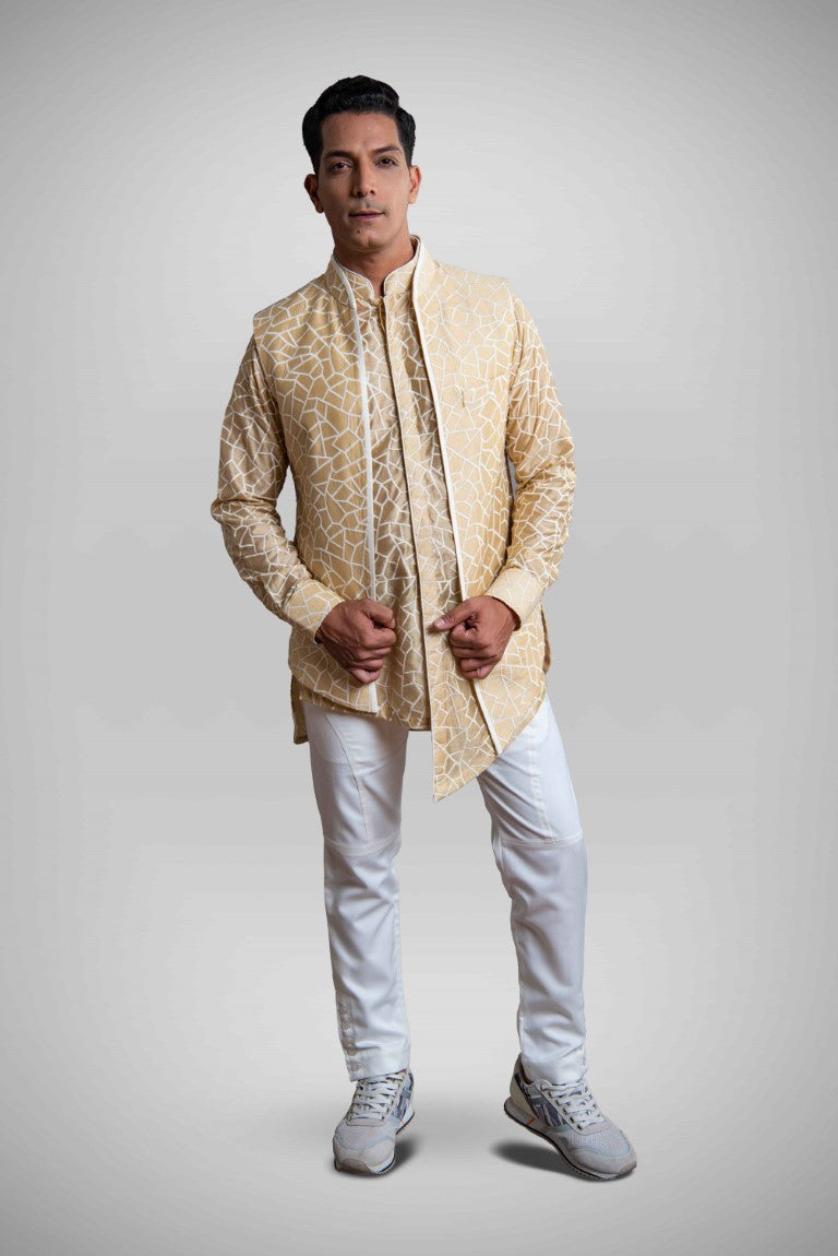 ASSYMETRICAL BANDI KURTA