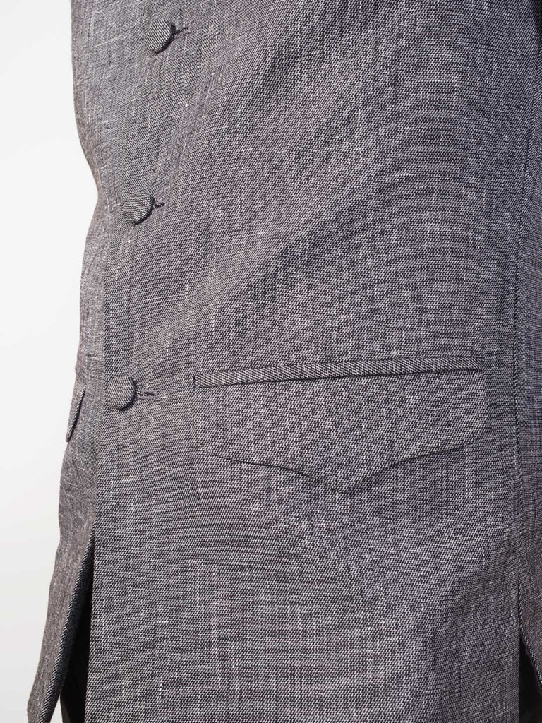 GREY LINEN BANDI